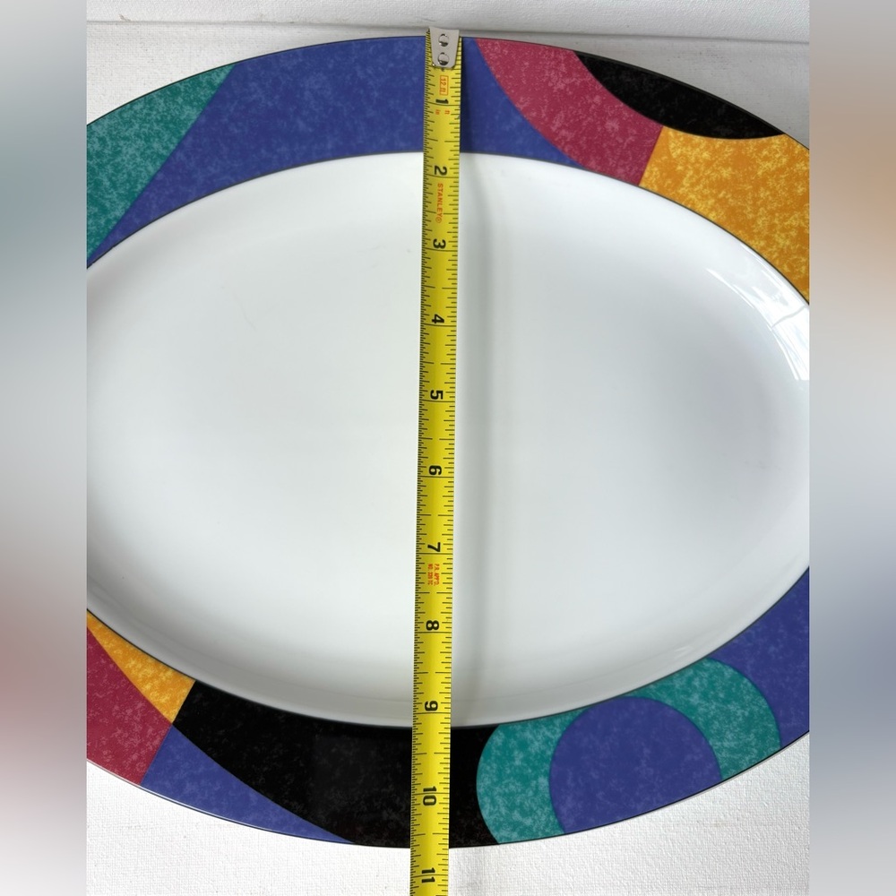 Mikasa California Currents Large Oval 14” Serving Platter Excellent Condition - Picture 5 of 6